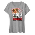 thumbnail image 1 of ELF - Christmas Smilings My Favorite - Women's Short Sleeve Graphic T-Shirt, 1 of 5