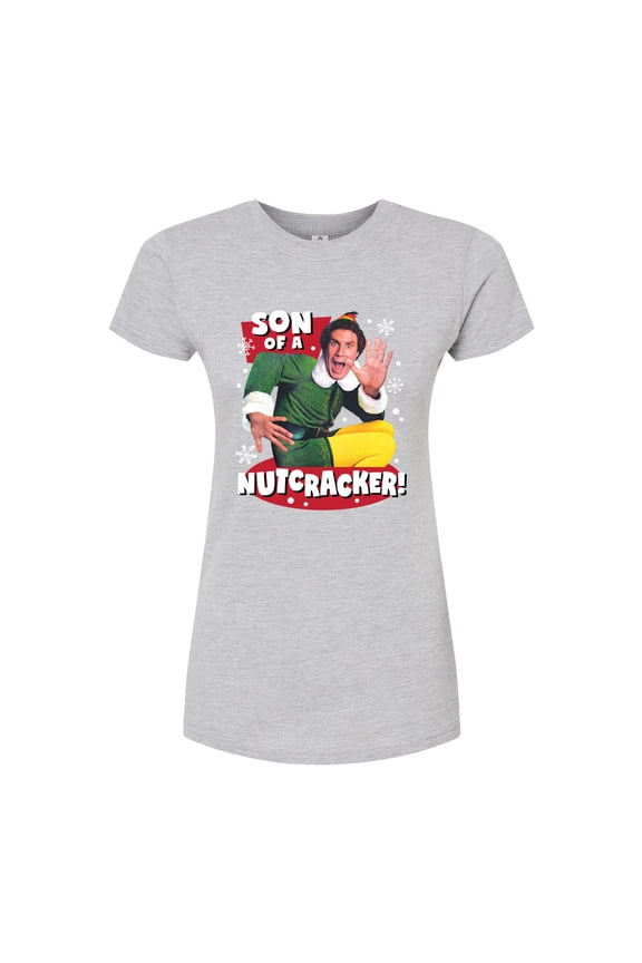 - Christmas Son Of A Nutcracker - Juniors Fitted Graphic T-Shirt