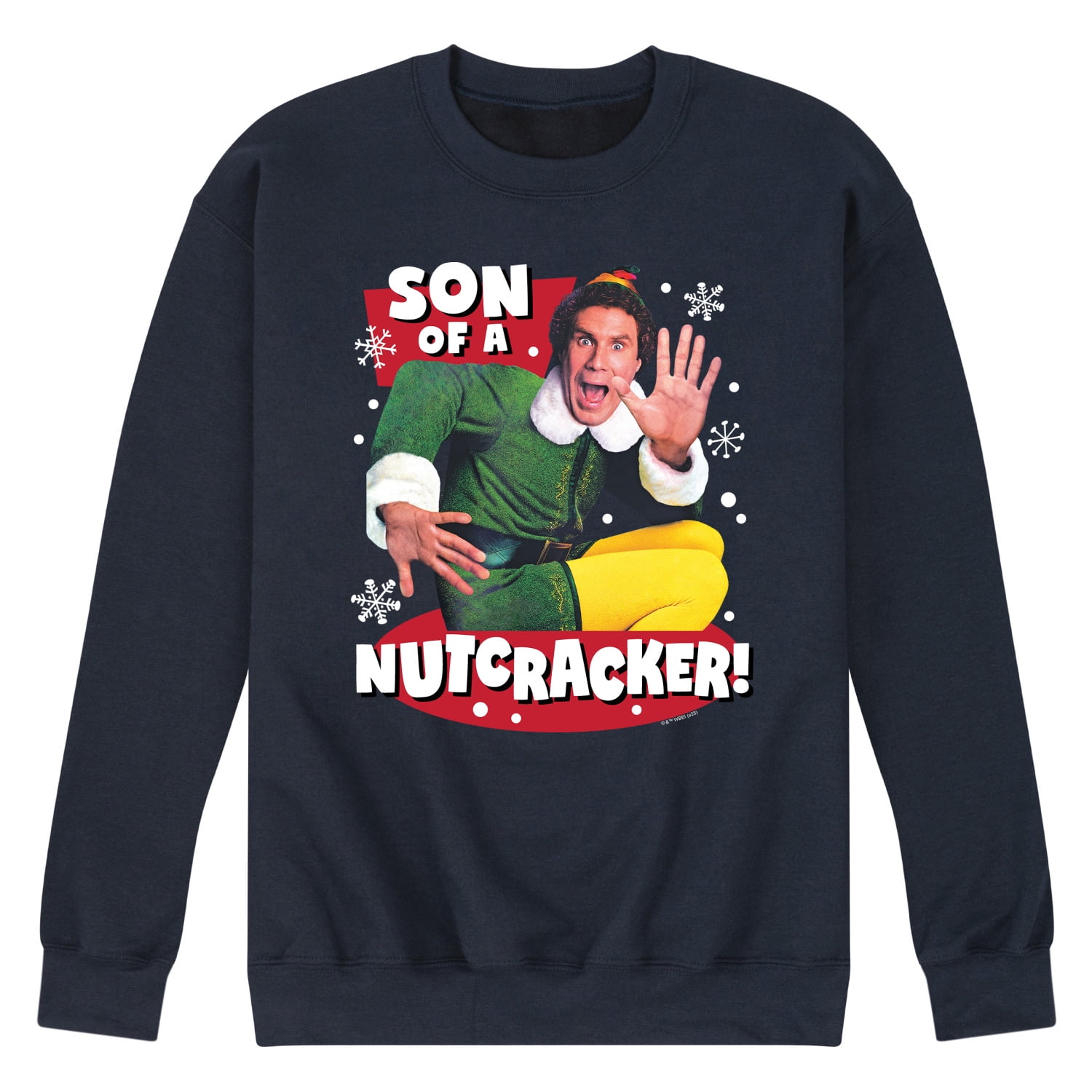 ELF - Christmas Son Of A Nutcracker - Men's Crew Neck Fleece Pullover