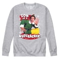 thumbnail image 1 of ELF - Christmas Son Of A Nutcracker - Men's Crew Neck Fleece Pullover, 1 of 5