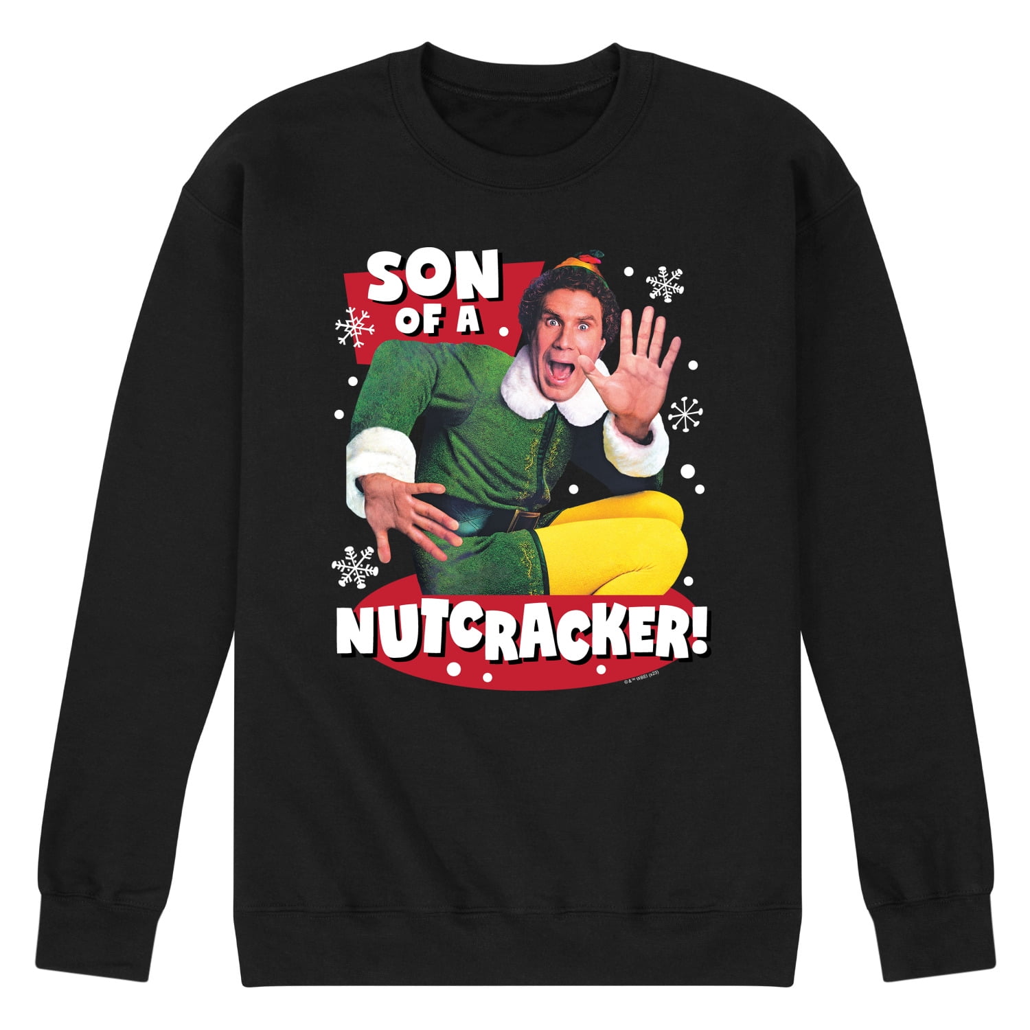 ELF - Christmas Son Of A Nutcracker - Men's Crew Neck Fleece Pullover