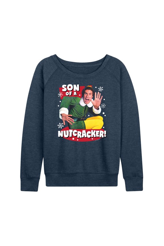 - Christmas Son Of A Nutcracker - Women's Lightweight French Terry Long Sleeve Shirt
