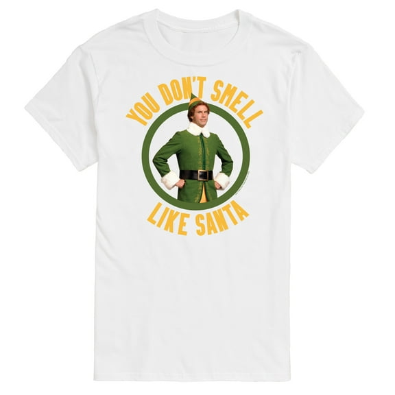 ELF - Christmas You Don't Smell Like Santa - Men's Short Sleeve Graphic T-Shirt