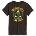 thumbnail image 1 of ELF - Christmas You Don't Smell Like Santa - Men's Short Sleeve Graphic T-Shirt, 1 of 4