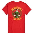 thumbnail image 1 of ELF - Christmas You Don't Smell Like Santa - Men's Short Sleeve Graphic T-Shirt, 1 of 5