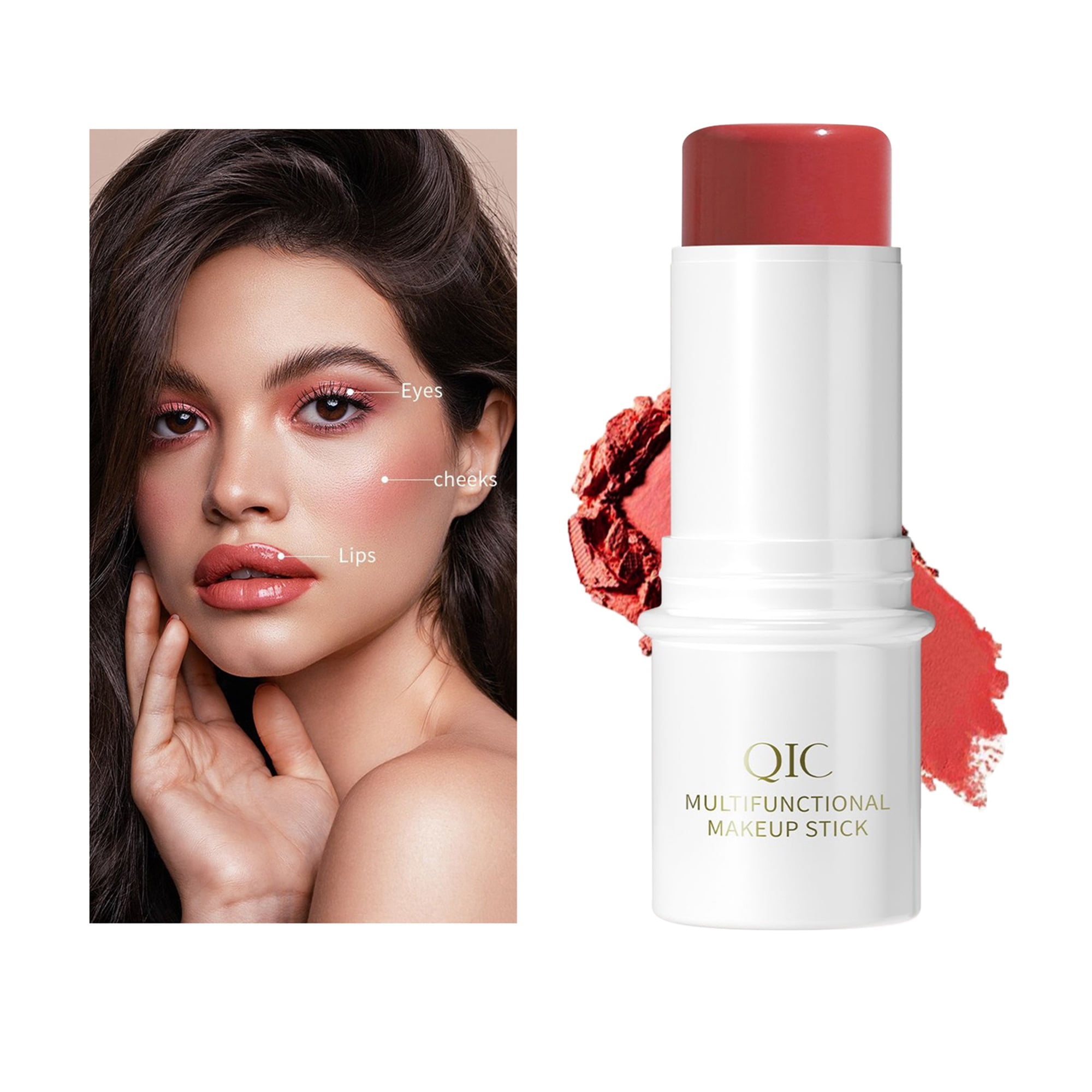 ELF Cream Contour Sticks, Shades with Highlighter Bronzer Blush, Non