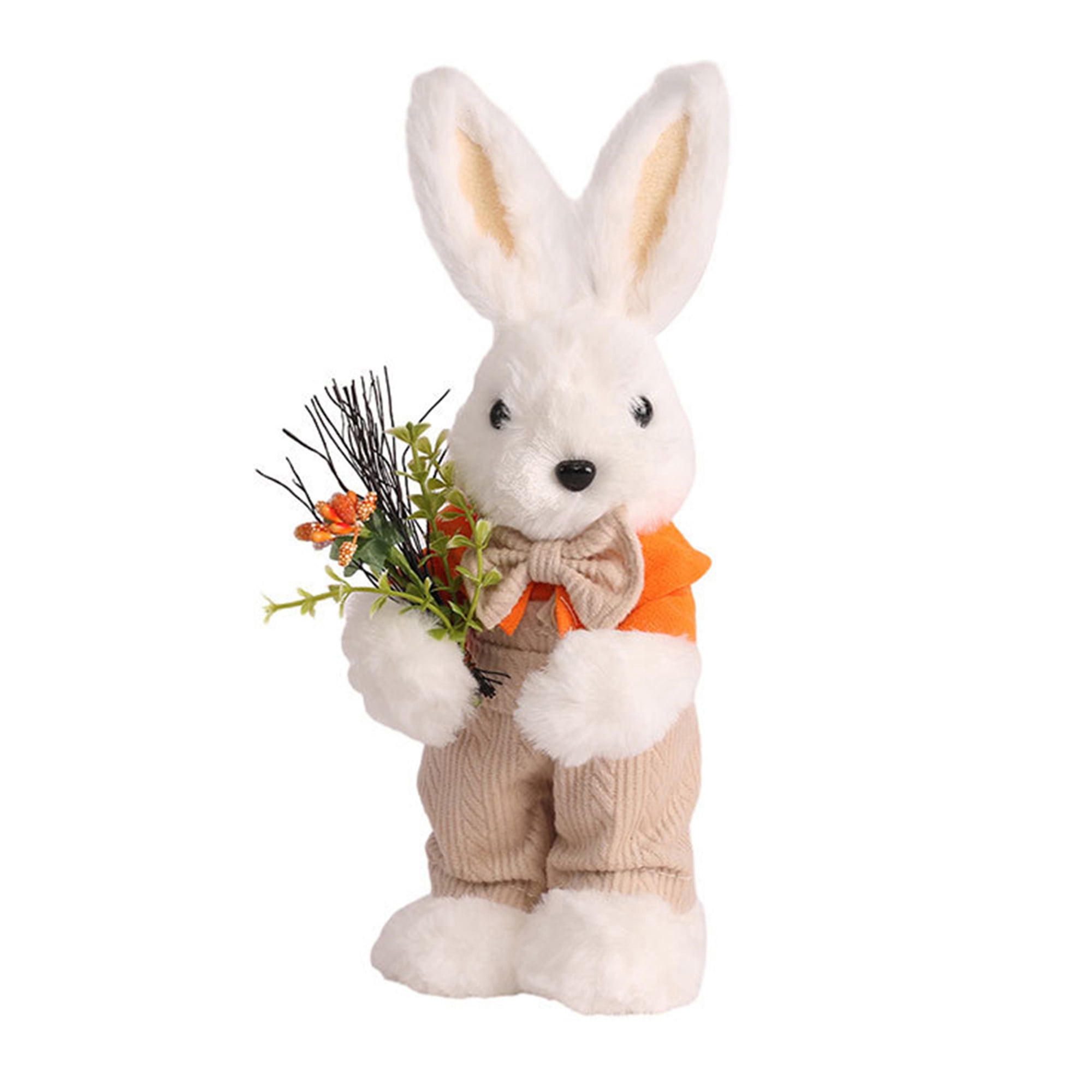 ELF Easter Table Decorations Cute Plush Bunny Stuffed Animal Tabletop