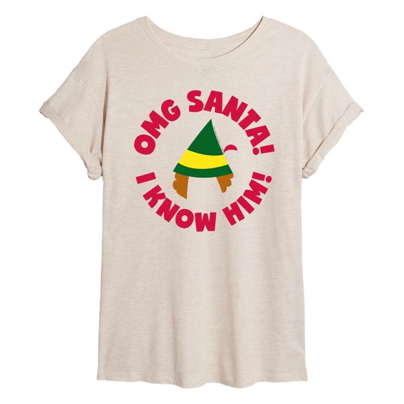 ELF - Christmas Family Set Omg Santa - Women's Oversized T-Shirt