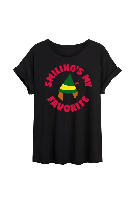 - Family Set Smilings My Favorite - Juniors Ideal Flowy Muscle T-Shirt