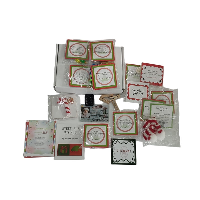 ELF KIT 24 Days of Christmas Elf Magic Kit Fun Elf Activities Props and ...