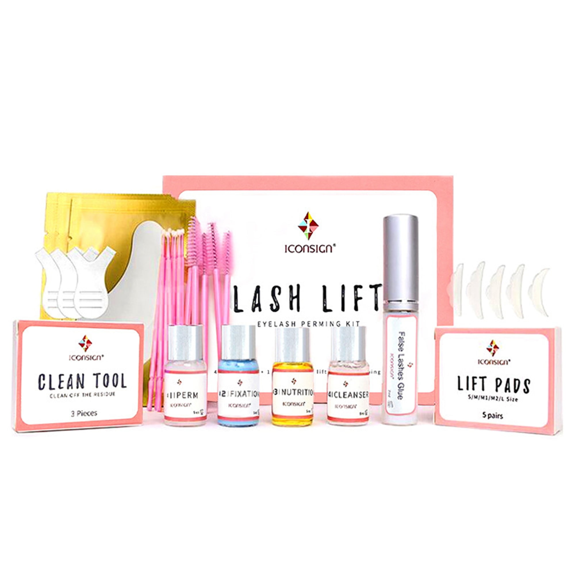 ELF Lash Lift Kit, Professional SemiPermanent Curling Eyelash Perm Kit