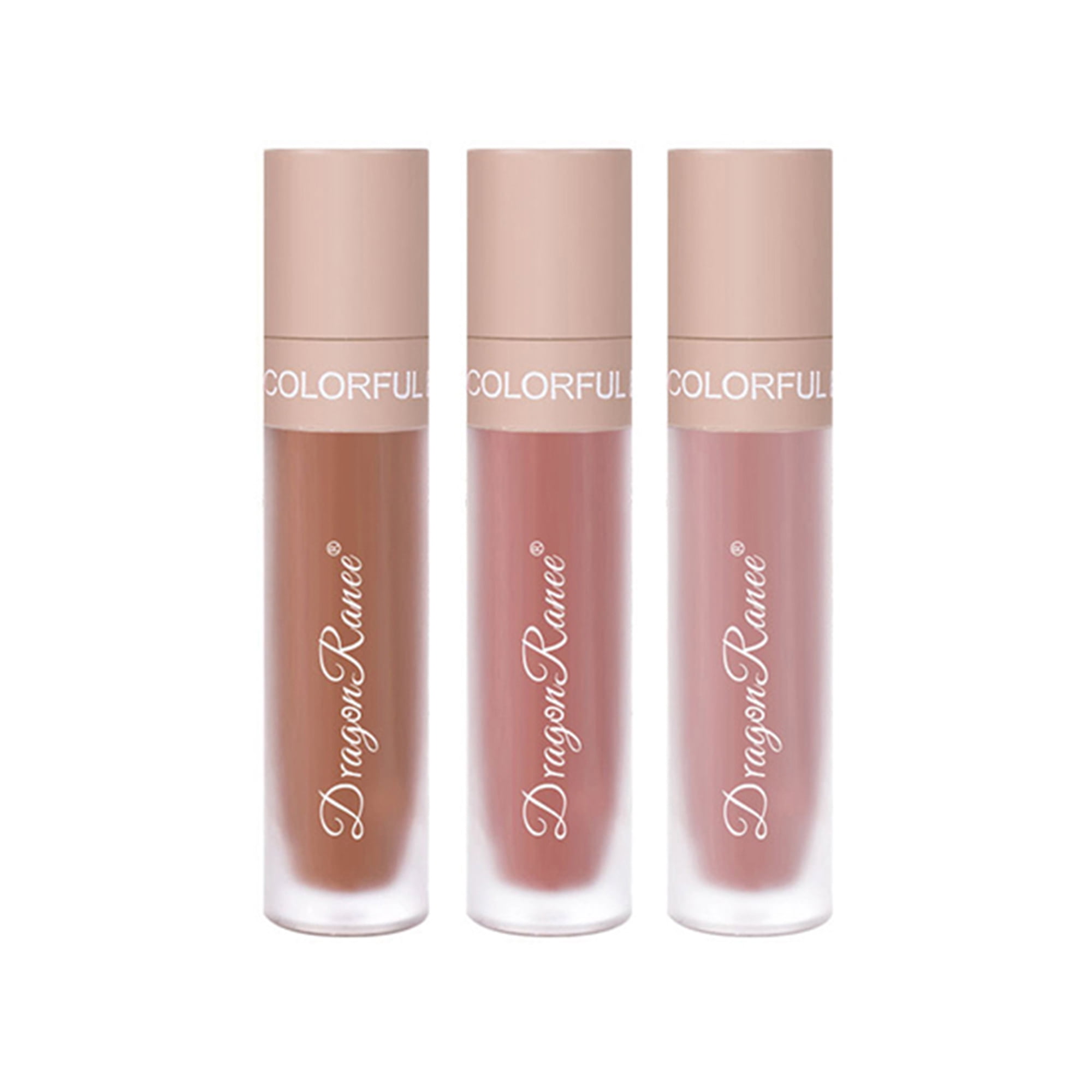 ELF Lip Gloss Set 3 Colors Long Lasting Waterproof Matte Liquid