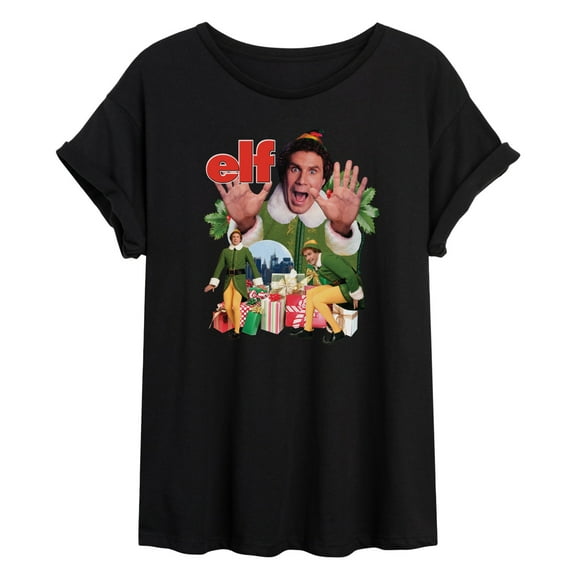 ELF - Christmas Merch Tee - Women's Oversized T-Shirt