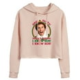 thumbnail image 1 of ELF - Christmas Omg Santa I Know Him Cropped Graphic Hoodie, 1 of 5