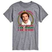 ELF - Omg Santa I Know Him - Men's Short Sleeve Graphic T-Shirt