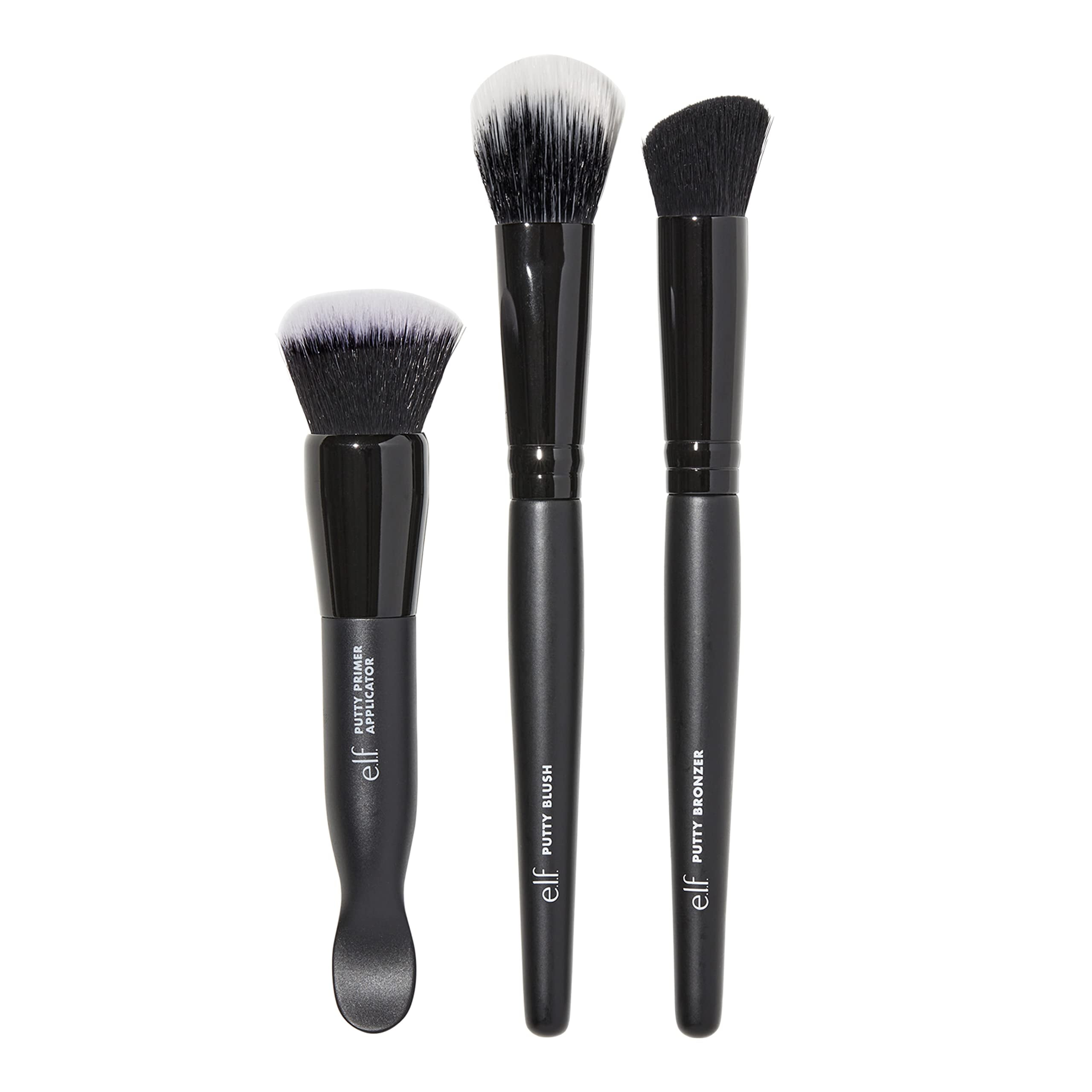 ELF Putty Perfection Trio Essential Face Makeup Brushes Set to