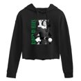 thumbnail image 1 of ELF - Christmas Raised By Elves  - Juniors Cropped Pullover Hoodie, 1 of 5