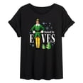thumbnail image 1 of ELF - Christmas Raised By Elves - Women's Oversized T-Shirt, 1 of 5