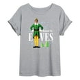 thumbnail image 1 of ELF - Raised By Elves - Juniors Ideal Flowy Muscle T-Shirt, 1 of 5