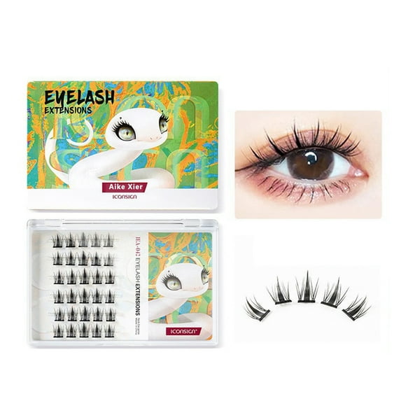 ELF Self Adhesive Eyelashes Clusters Individual Lashes Reusable Lash Clusters Lash Extension Kit Reusable Eyelash Clusters