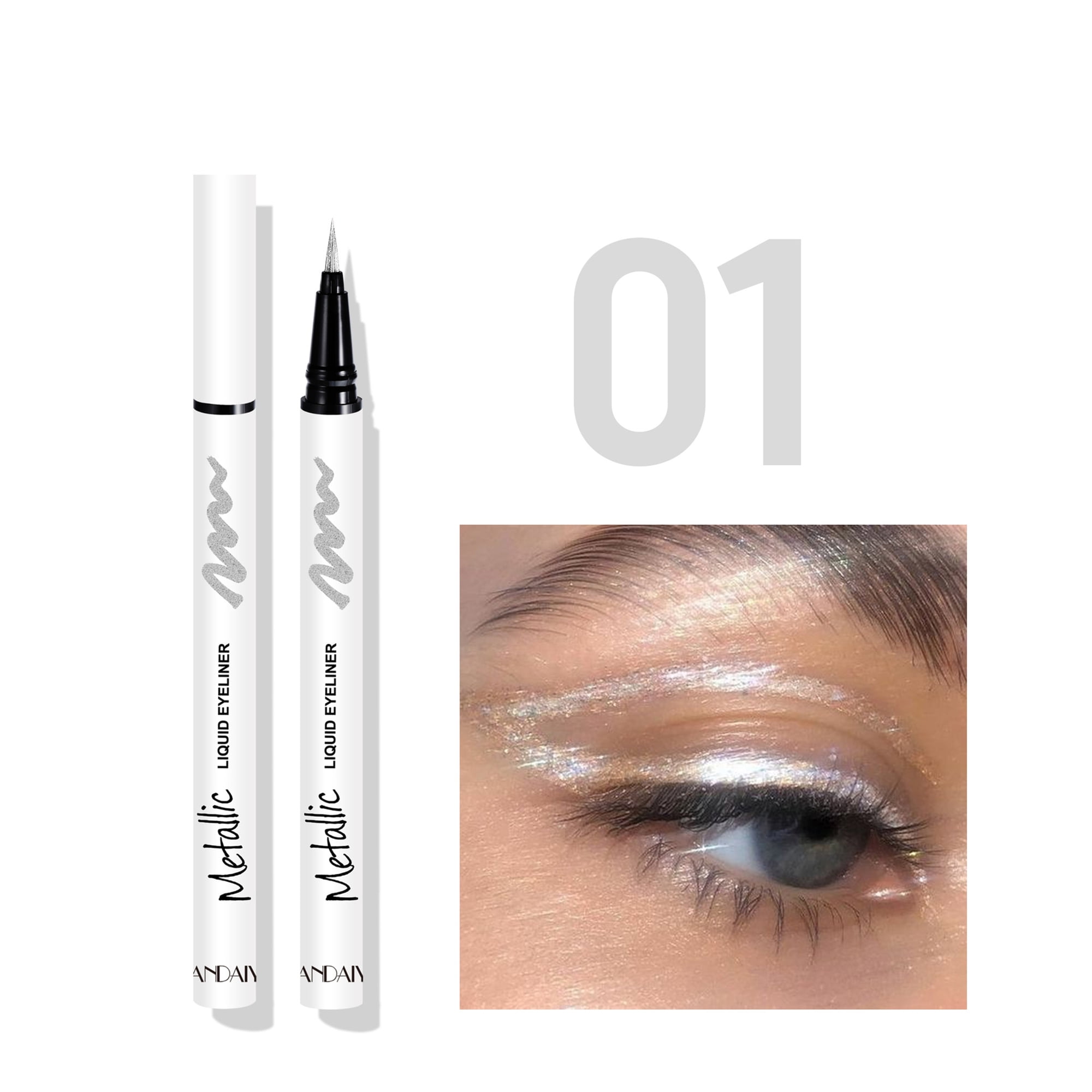 ELF Shimmer Glitter Liquid Eyeliner Long Lasting Waterproof Smudge