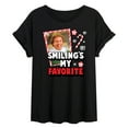 thumbnail image 1 of ELF - Christmas Smilings My Favorite - Women's Oversized T-Shirt, 1 of 5