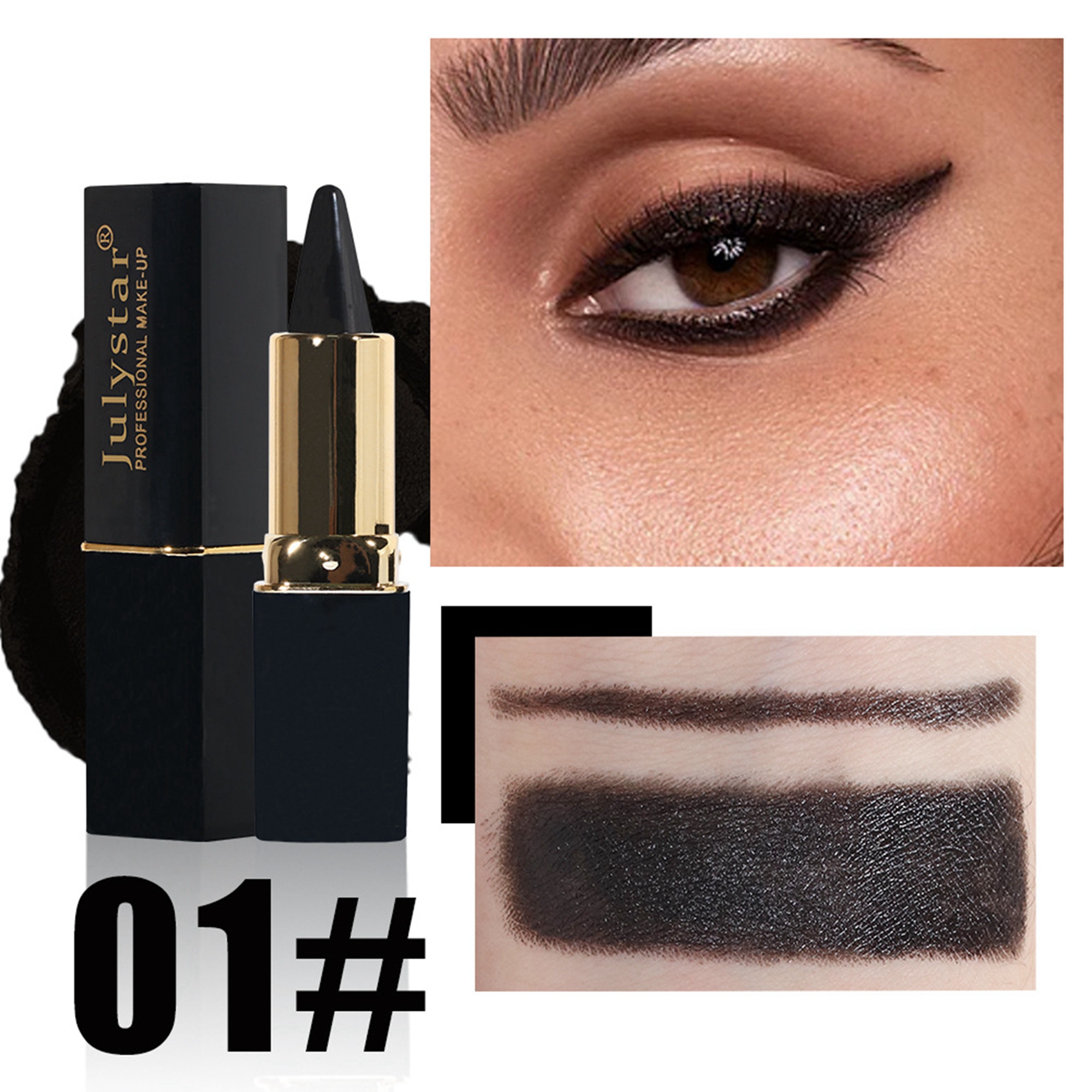 ELF Smudge Proof and Sweat Proof, Long Lasting Solid Eye Liner Pen