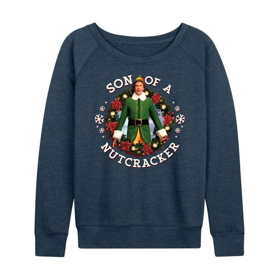 ELF - Son Of A Nutcracker - Women's Lightweight French Terry Long Sleeve Shirt