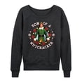 thumbnail image 1 of ELF - Son Of A Nutcracker - Women's Lightweight French Terry Long Sleeve Shirt, 1 of 5
