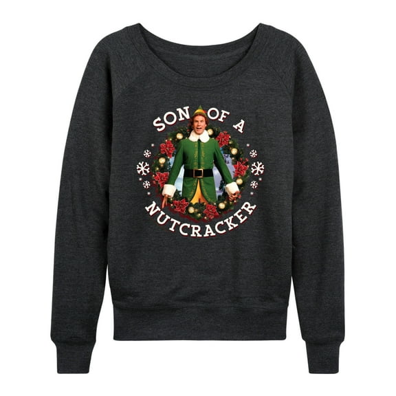 ELF - Son Of A Nutcracker - Women's Lightweight French Terry Long Sleeve Shirt