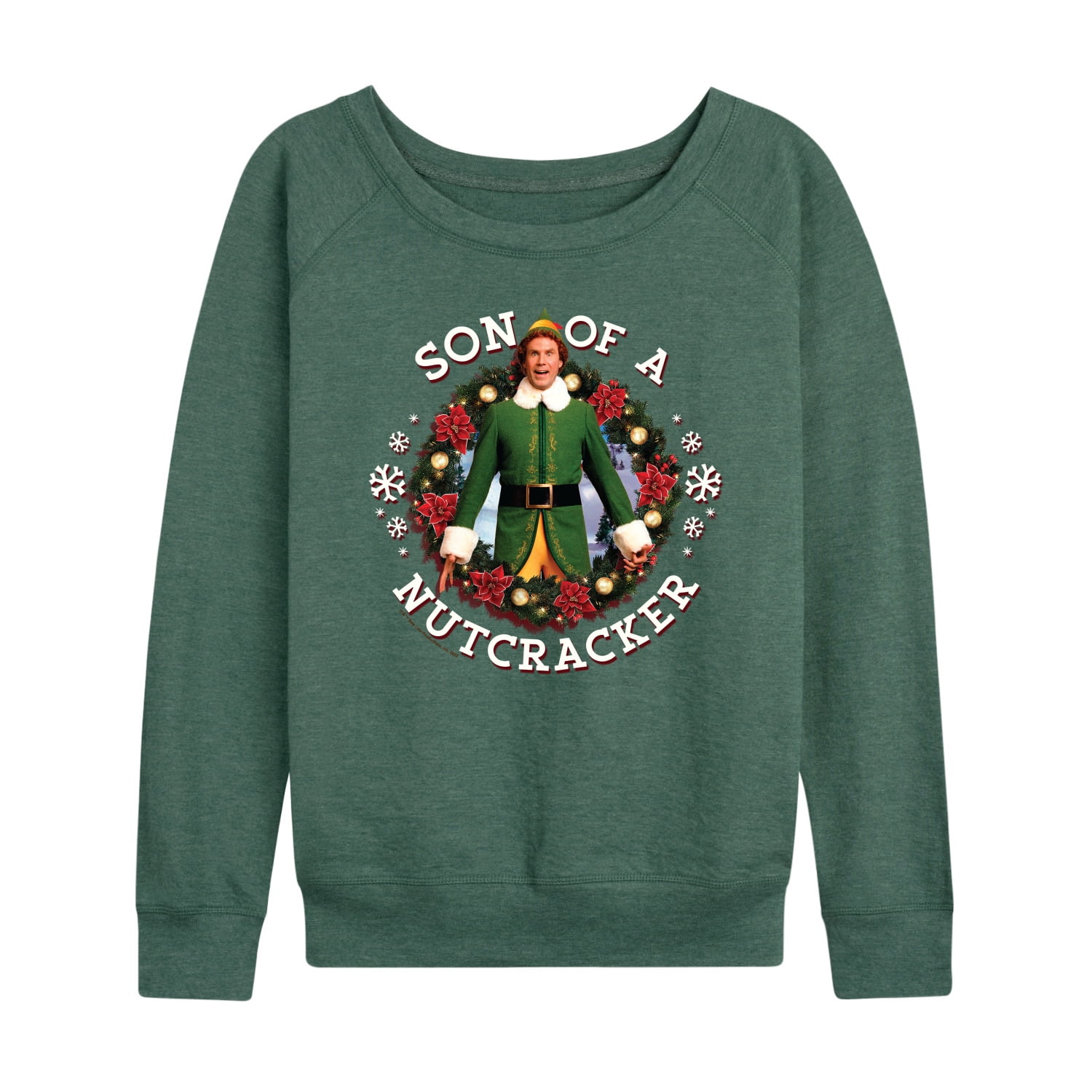 ELF - Son Of A Nutcracker - Women's Lightweight French Terry Long Sleeve Shirt