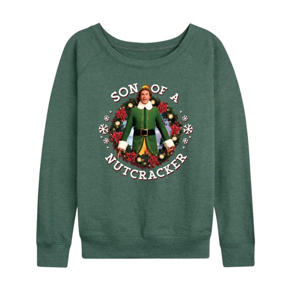 ELF - Son Of A Nutcracker - Women's Lightweight French Terry Long Sleeve Shirt