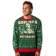 thumbnail image 1 of ELF The Movie Men's Buddy Son of a Nutcracker Ugly Christmas Adult Holiday Knit Pullover Sweater, 1 of 7