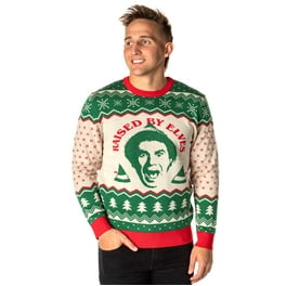 ELF The Movie Men s Buddy Son of a Nutcracker Ugly Christmas Adult Holiday Knit Pullover Sweater Walmart