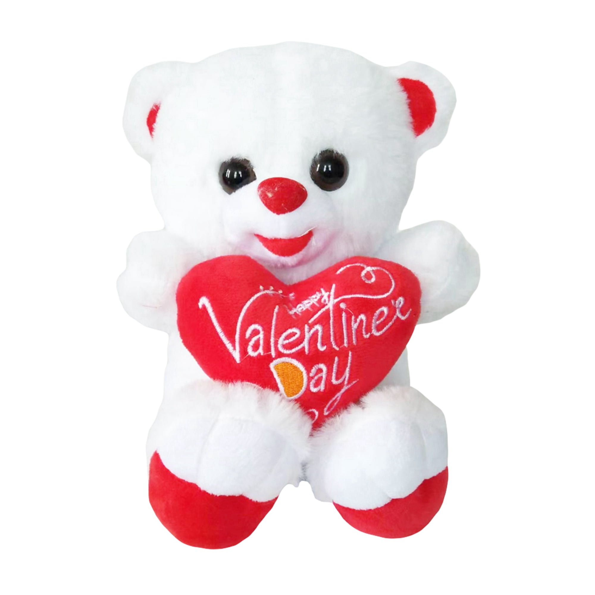ELF Valentine's Day Bear Plush Doll with Heart Letter Print Animal