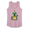 thumbnail image 1 of ELF - With Buddy - Women's Racerback Tank Top, 1 of 5