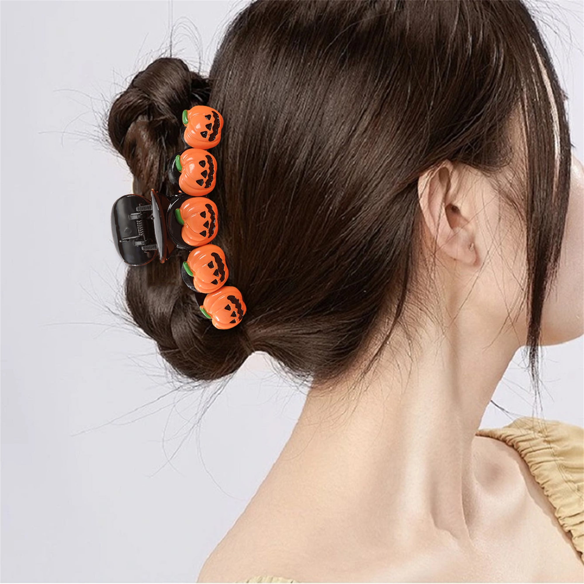 Pumpkin Hair Clips