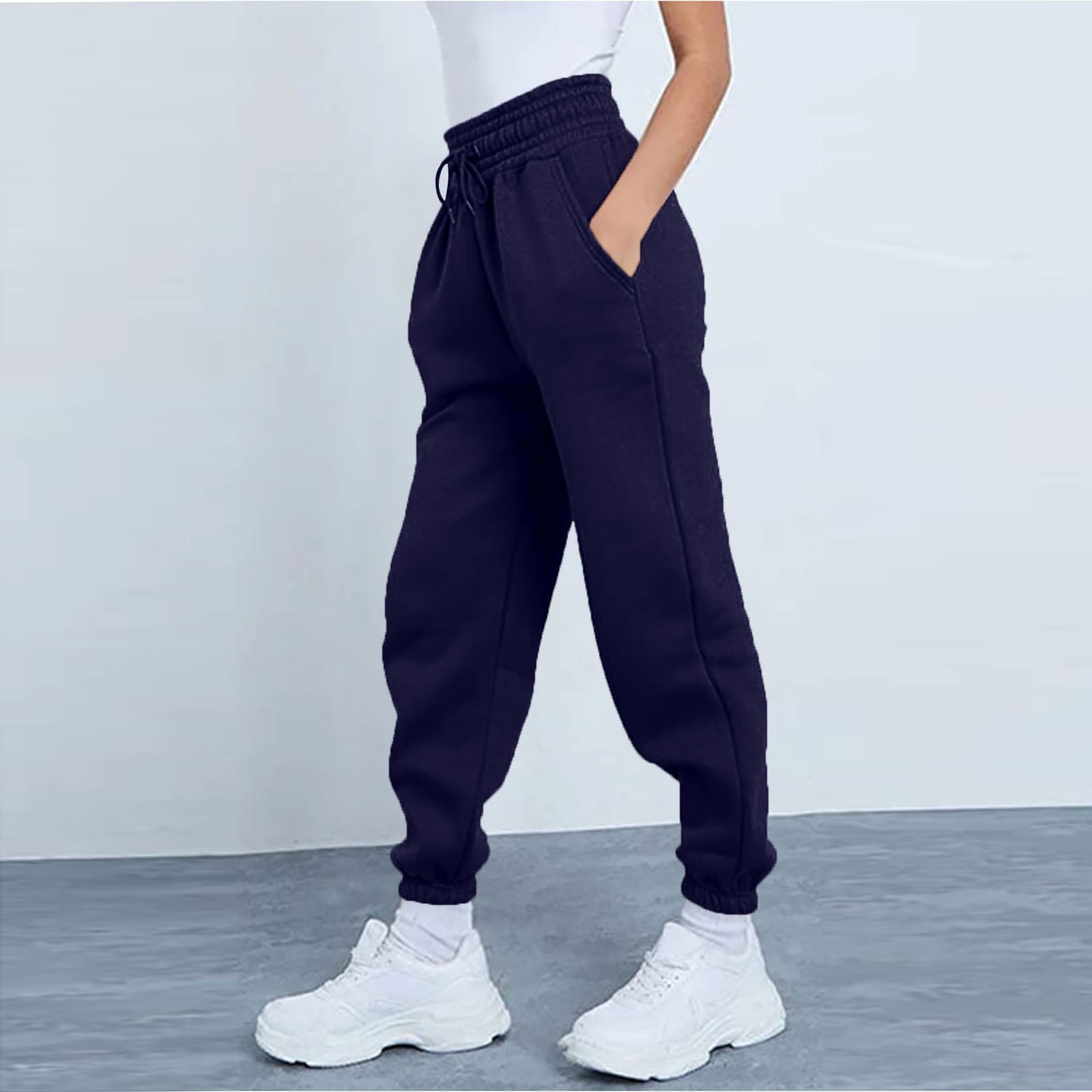 ELFINDEA Lounge Pants Women Fashion Sport Solid Color