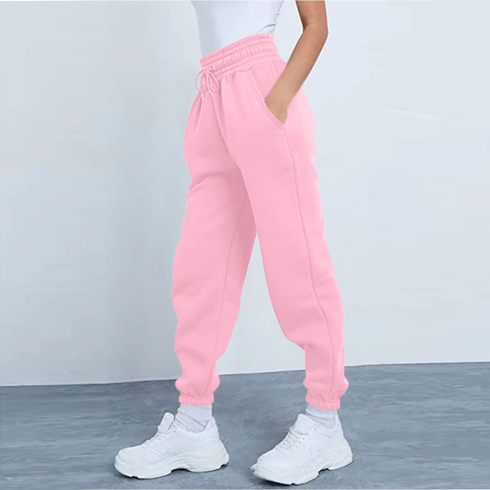 Buy HAUTE CURRY Pink Full Length Cotton Woven Women's Pants | Shoppers Stop