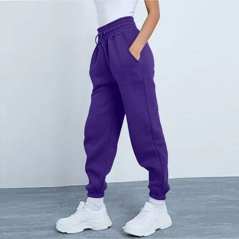 Dark purple joggers new arrivals