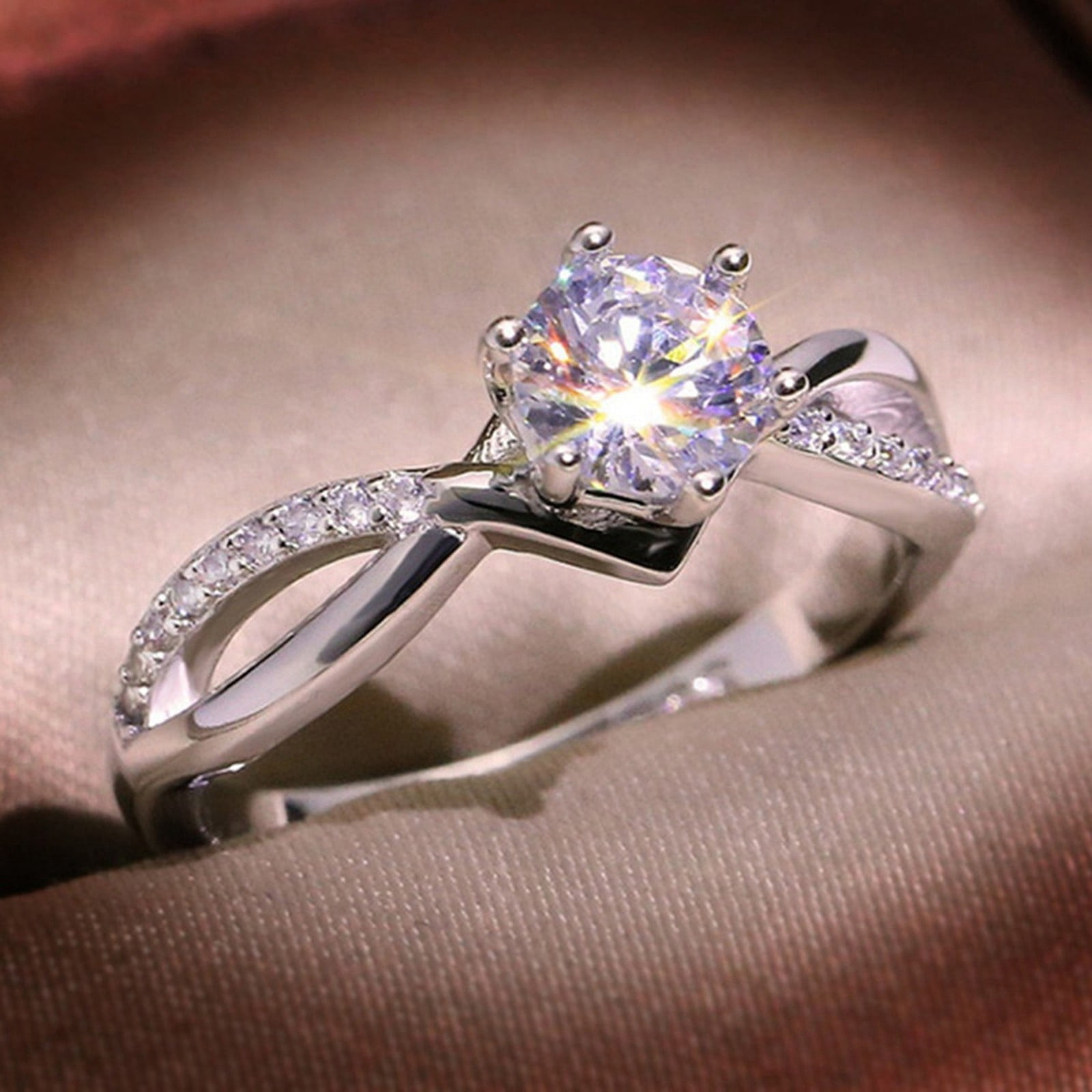 ELFINDEA Ring Zircon Women s Gifts Jewelry Girls Wedding Promise Rings 7 36507b28 3347 474f be2c 87235b1d871c.e231a102662ac98a27e031306b6d74d0