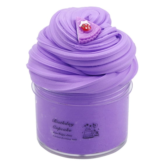 ELFINDEA Toys For Ages 5-7, Butter Slime Kit, Scented Stretchy Fruit Cloud Slime, Soft and Non-Sticky DIY Sludge Toy with Charms Birthday Christmas for Kids Boys Girls