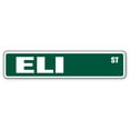 thumbnail image 1 of ELI Street Sign Childrens Name Room Sign | Indoor/Outdoor |  30" Wide, 1 of 5