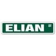 thumbnail image 1 of ELIAN Street Sign Childrens Name Room Sign | Indoor/Outdoor |  14" Wide, 1 of 5