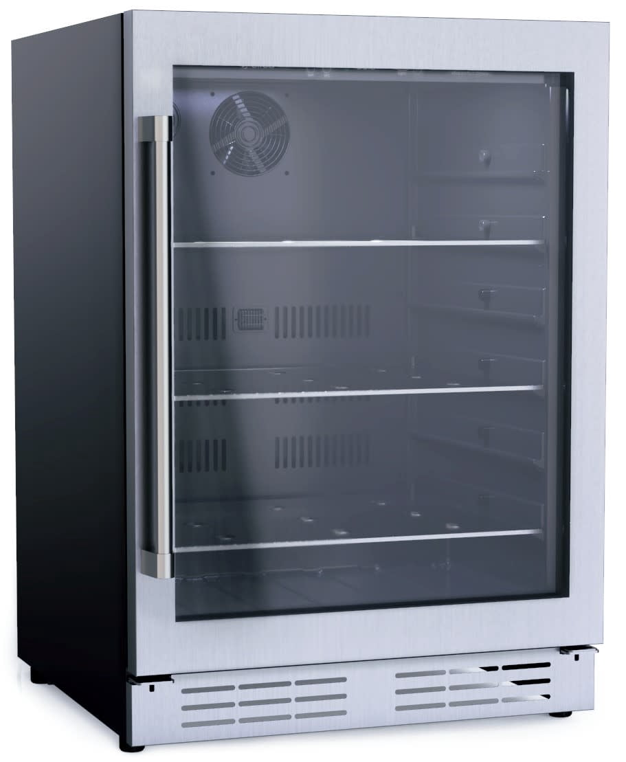 Elica Ebs51 Riserva 24" Wide 120 Can Capacity Beverage Cooler - Stainless Steel