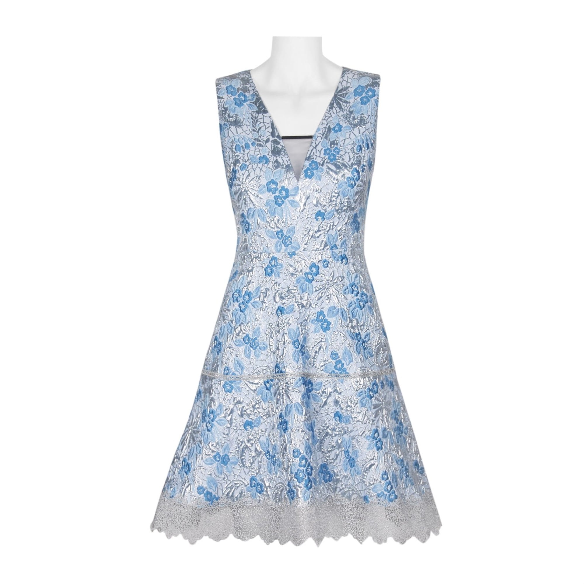 Tahari blue clearance floral dress