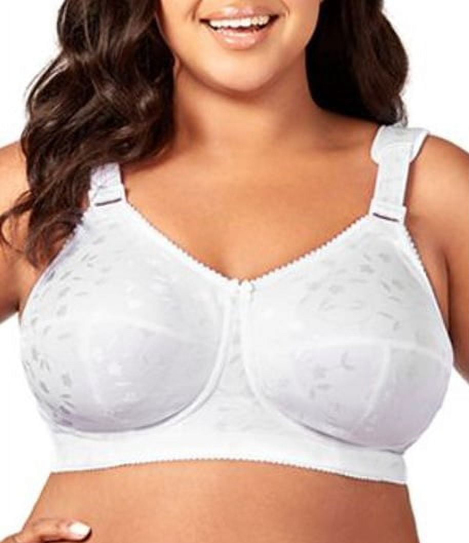 Elila 52F BBW Nude Full Secure Coverage 3 Section Soft Cup Bra