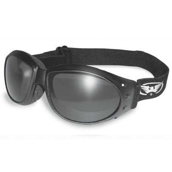 ELIMINATOR GOGGLES MOTORCYCLE PADDED EYEWEAR SMOKED TINT LENSES These Are Specially Made to Keep Dust And Wind Out Of Your Eyes