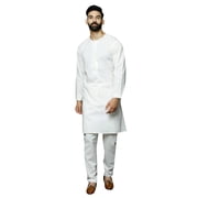 ELINA FASHION Mens Cotton Kurta Pajama Set Tunic Indian Festival Traditional Wear