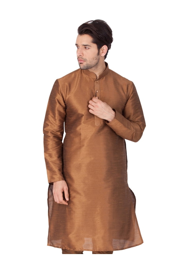 Men's Tunic Banglori Silk Kurta Pajama Set Indian Traditional Wear